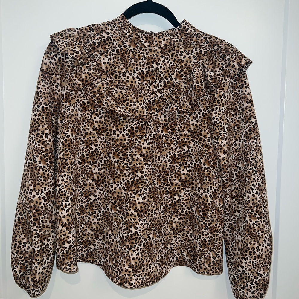Topshop Ruffled Blouse
